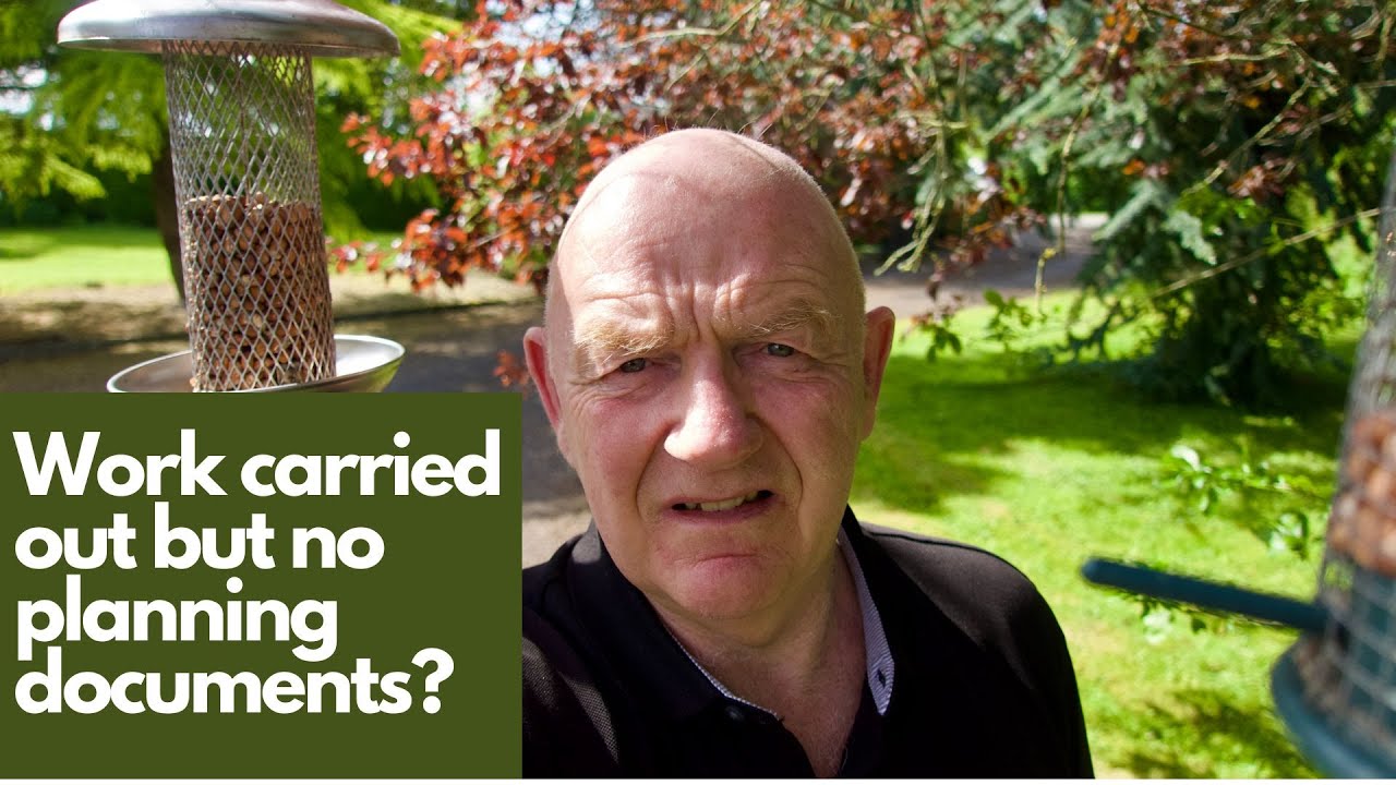 Work carried out on the property and no planning documents?