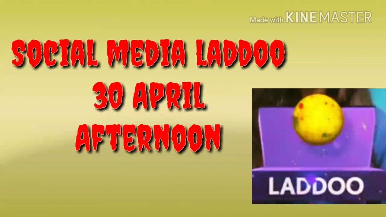 Loco Social Media Ladoo 30 April Afternoon