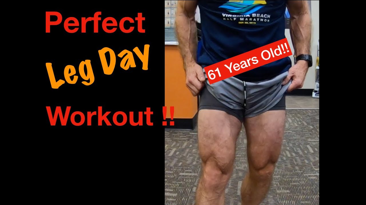 Leg Workout for Older Guys! Over 60 Leg Workout variation for Bigger Legs!