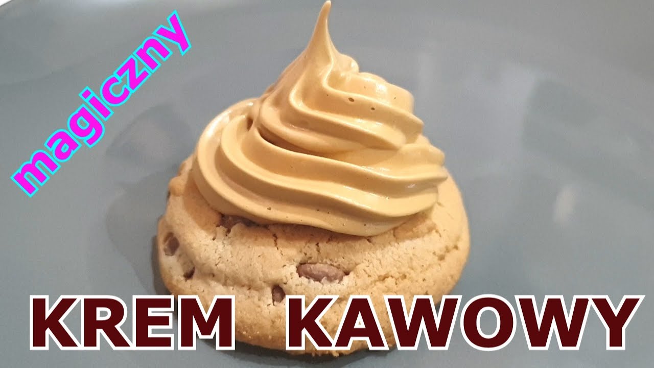 Magiczny krem kawowy w 5 minut 👌 tylko z 3 składników bez nabiału 👍