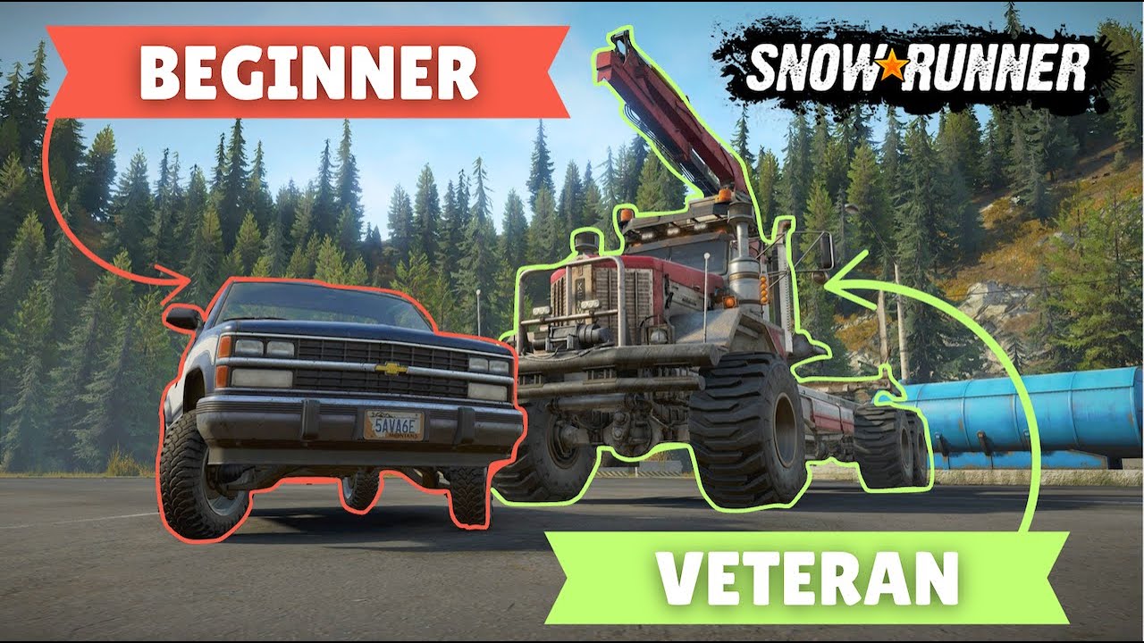 SnowRunner: Veteran VS Beginner