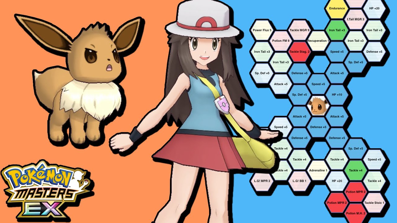 BEST LEAF AND EEVEE 1/5 - 5/5 SYNC GRID BUILDS GUIDE! | Pokemon Masters EX