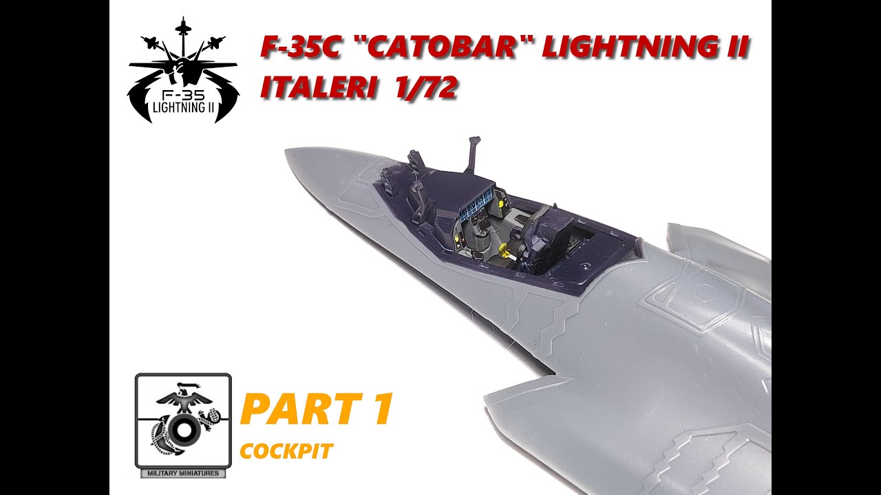 Italeri F 35C CATOBAR Lightning - Full Build Part1