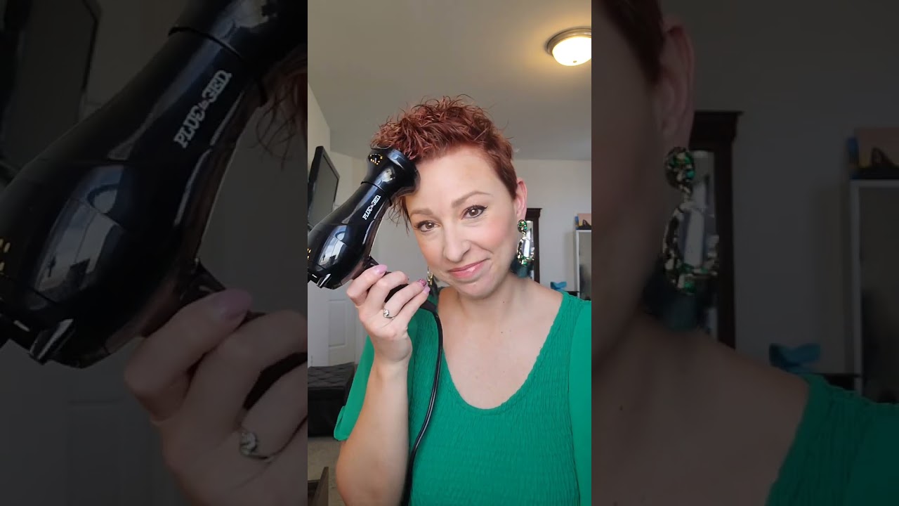 How to style a curly pixie: I permed my hair!