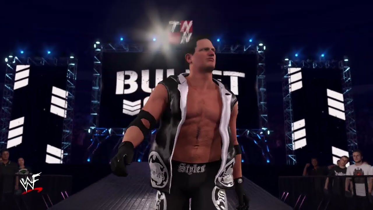 WWE 2K24 AJ Styles TNA Attire Mod Pack Showcase (NJPW THEME + BULLET CLUB GFX)