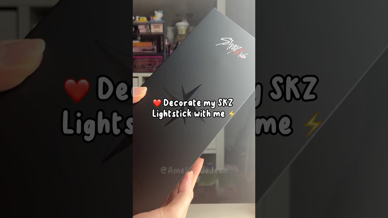 Deco with me!⚡️ #straykids #skz  #lightstick #decoration #decorating #kpop #kpopconcert #concert