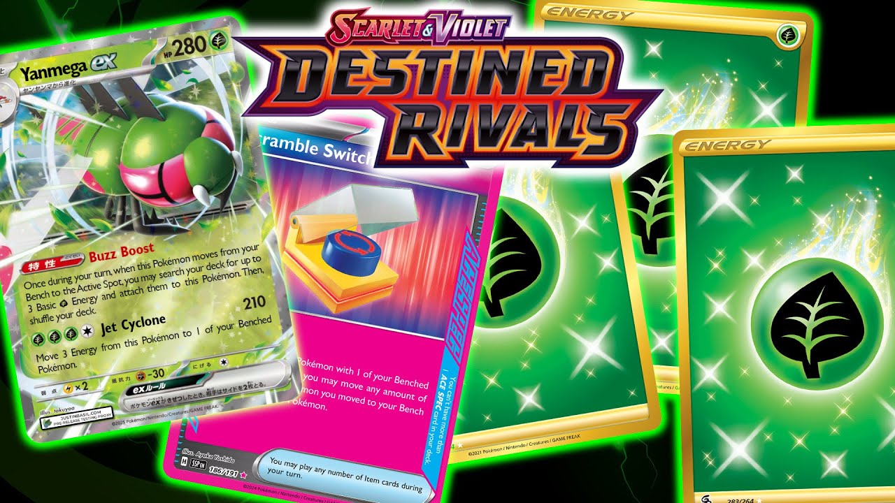 Yanmega ex is actually BUSTED | Scarlet and Violet Destined Rivals Deck Profile