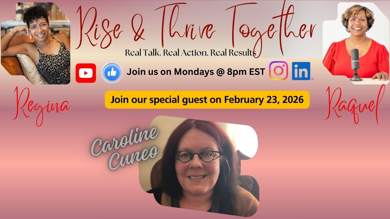 Rise and Thrive Together Episode 148:  Guest Caroline Cuneo, LAMFT