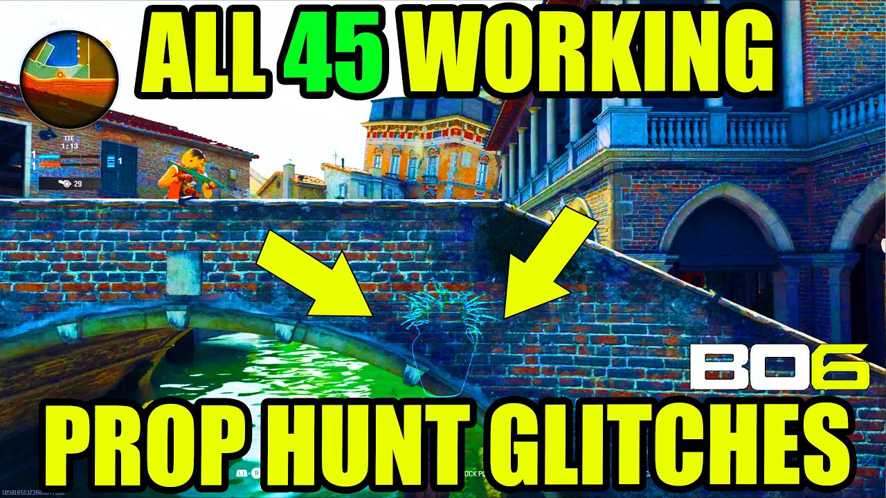 BO6 GLITCH: ALL 45 WORKING PROP HUNT GLITCHES BO6 BEST PROP HUNT SPOTS BO6 PROP HUNT GLITCH SPOT BO6