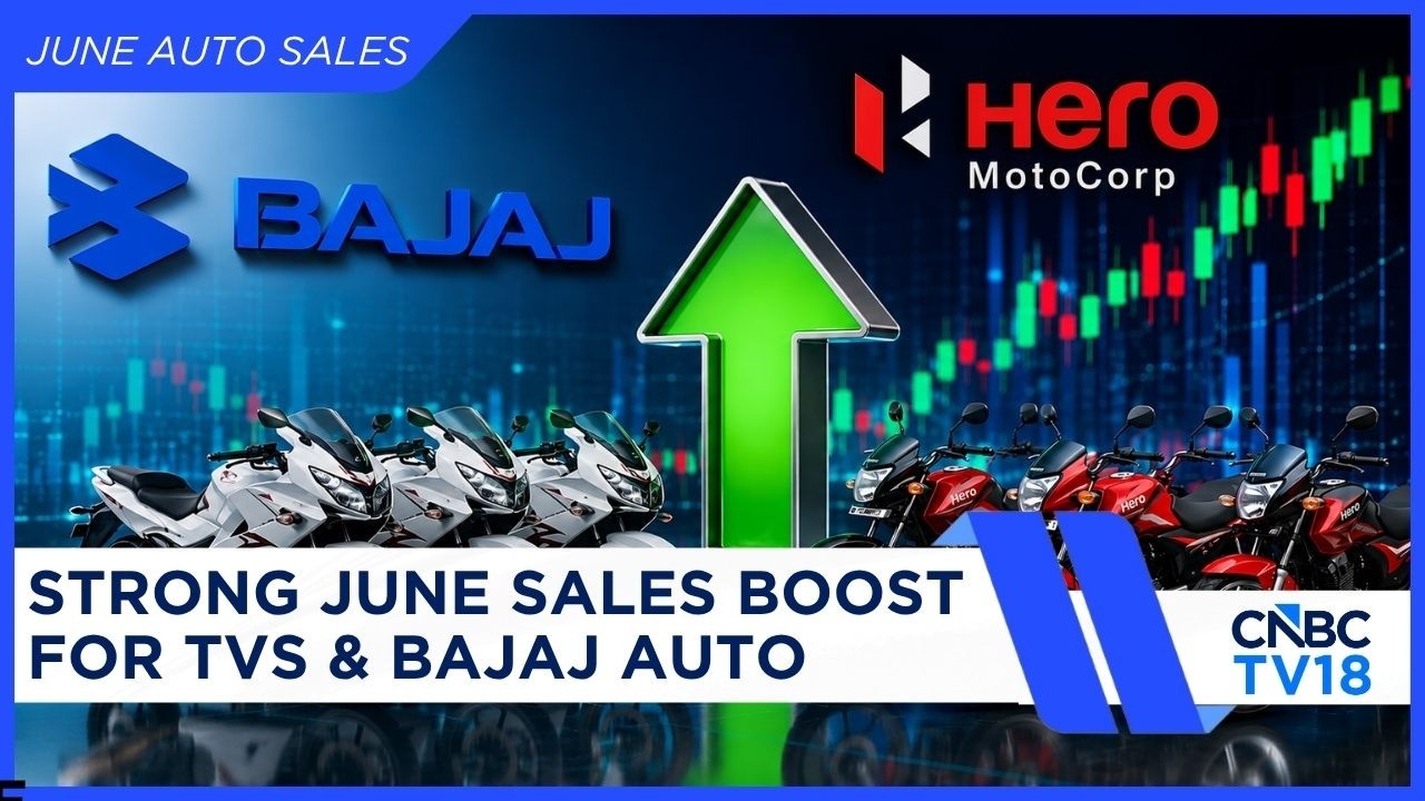 Сильные продажи авто в июне стимулируют TVS Motor; Bajaj Auto показывает хорошие результаты благо...