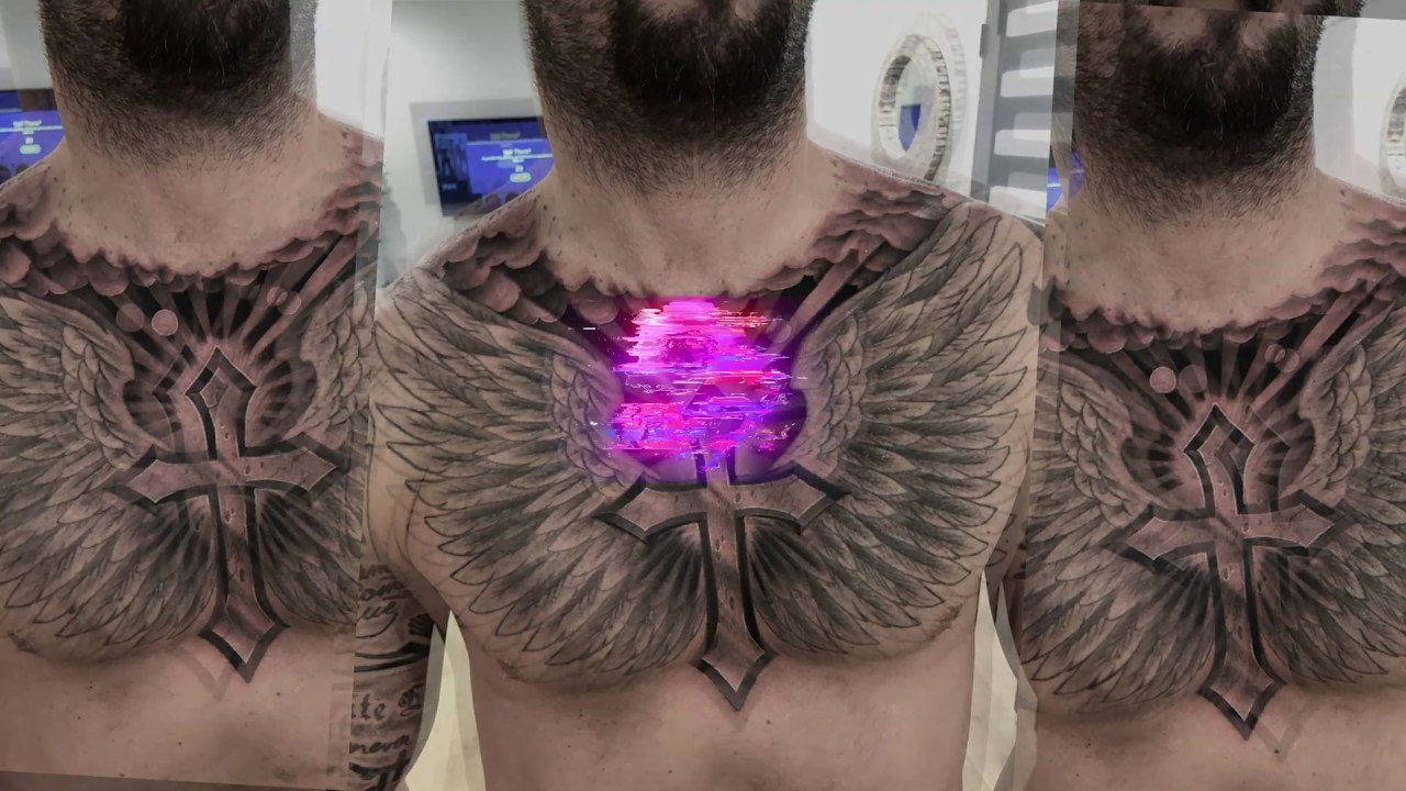 iShine ink x Brandon Biebel - Chest Tattoo