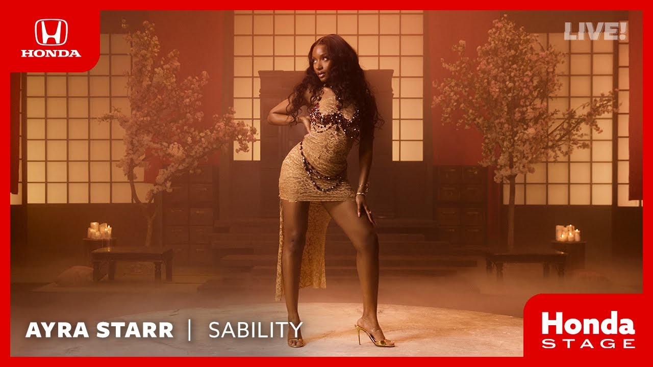 Honda Stage | Live Performance by Ayra Starr &ndash; &ldquo;Sability&rdquo;