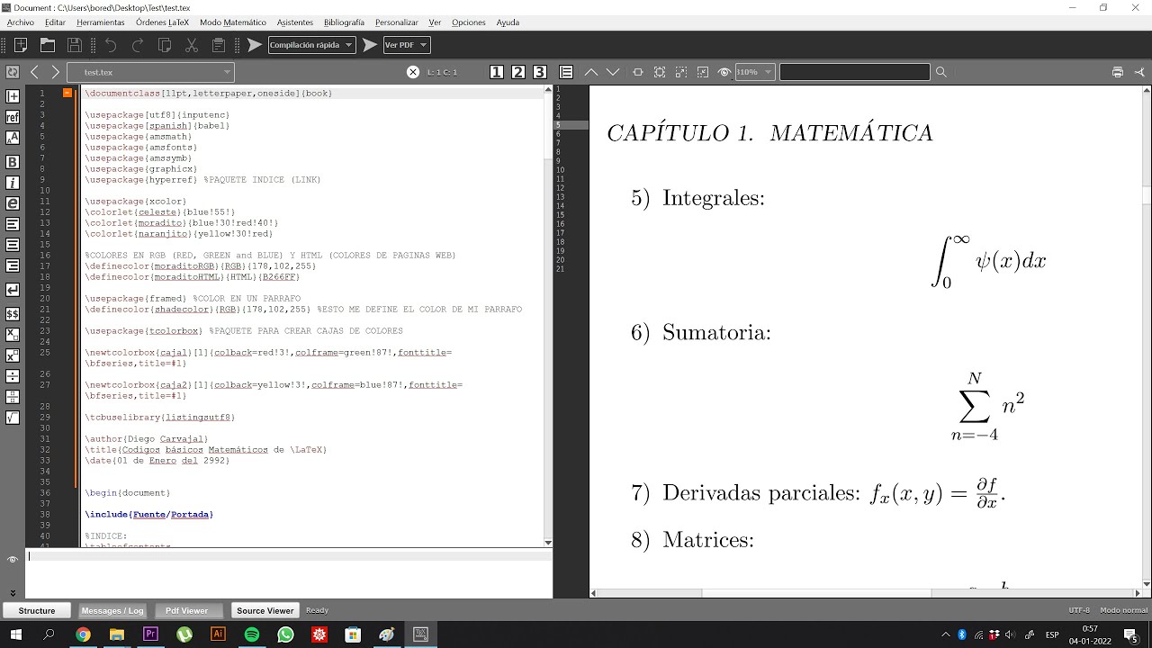 Introducción a Ingeniería - 7 | Introducción a LaTeX: MiKTeX + TexMaker