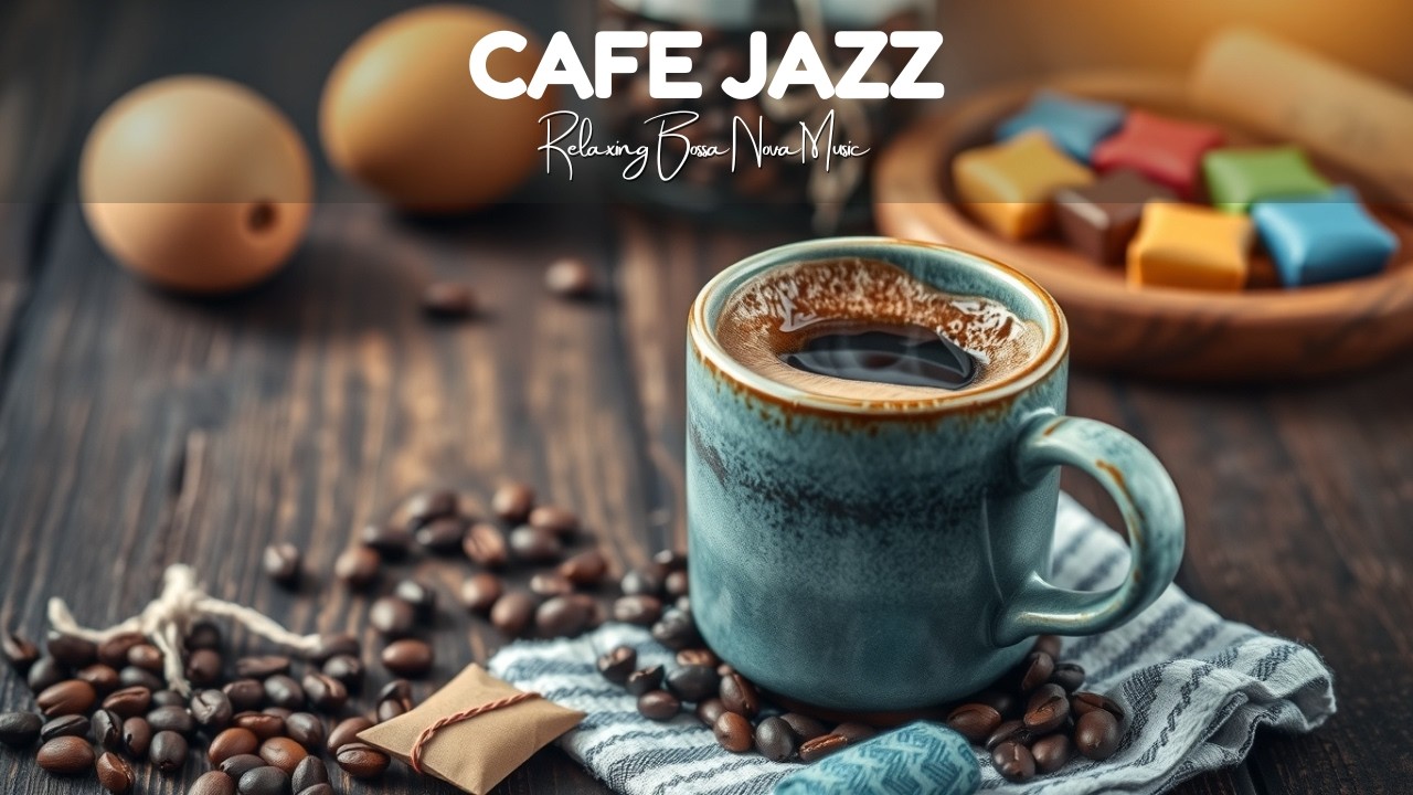 Morning Jazz Café Music ☕ Cozy Cafe Background Music with Uplifting Bossa Nova
