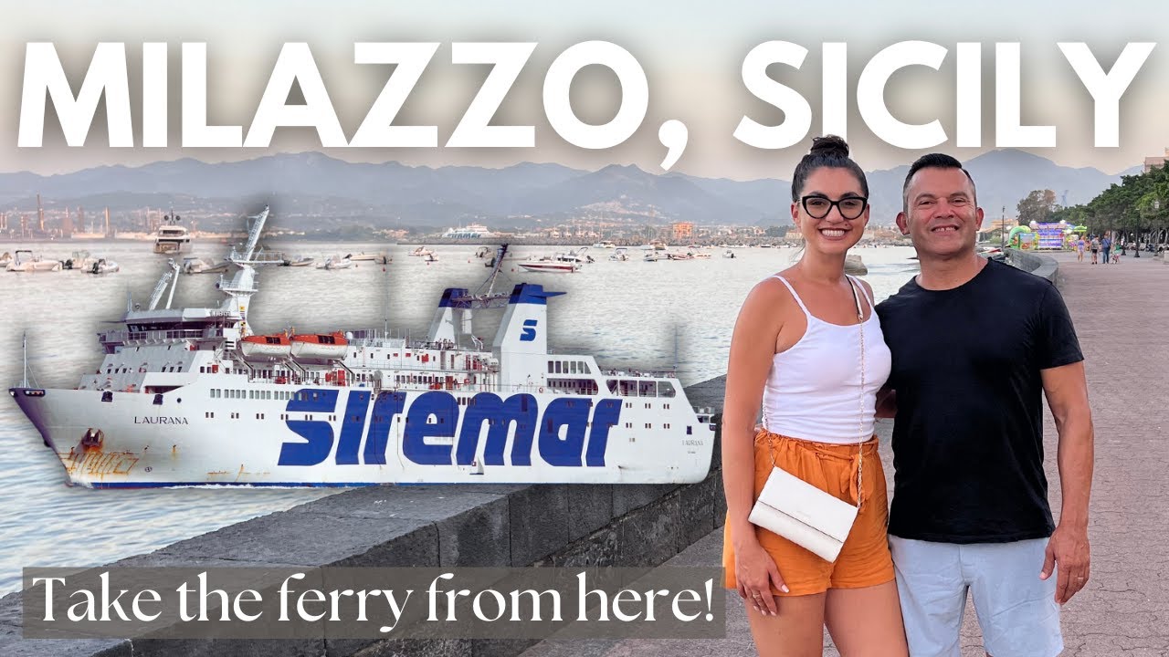 Milazzo, Sicily: Port town to visit the Aeolian Islands! Sicily travel guide & vlog! 🇮🇹