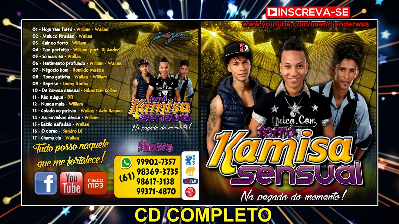 Forró  Kamisa Sensual - CD Completo  ( 2017 )
