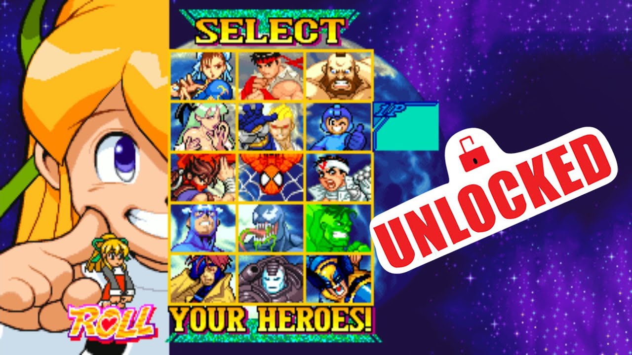 Marvel vs Capcom Unlock all Secret Characters [HD]