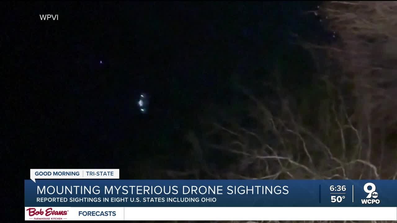 Drones shut Wright Patterson Air Force Base's airspace down for several hours late Friday