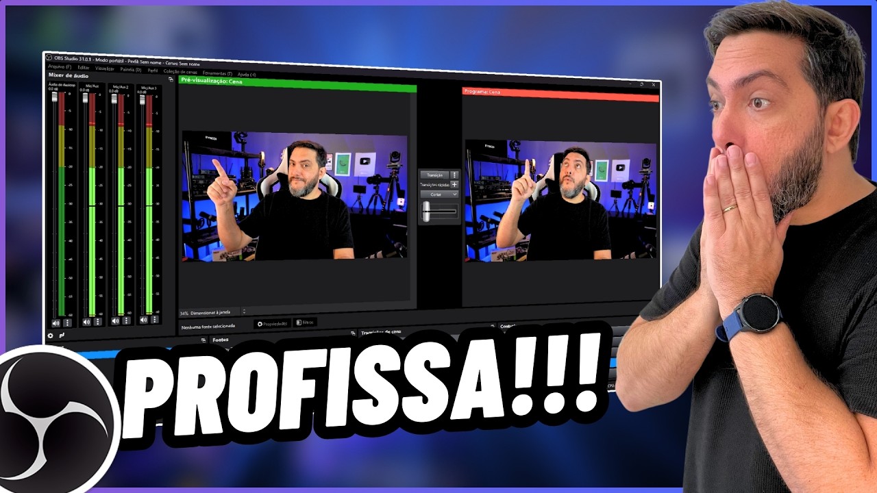 COMO DEIXAR O OBS STUDIO COM APARÊNCIA PROFISSIONAL - Instalando Novos Temas no OBS