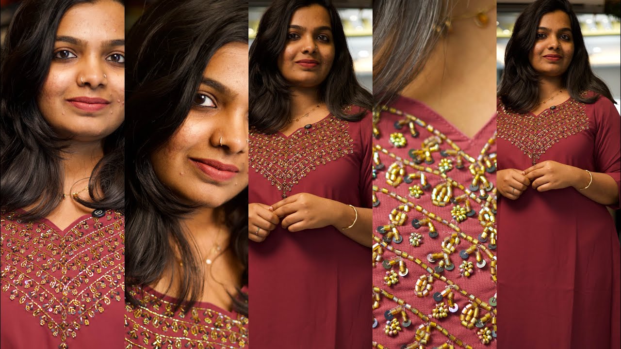 Faux georgette collections #trending #designer #kurtis #georgette 