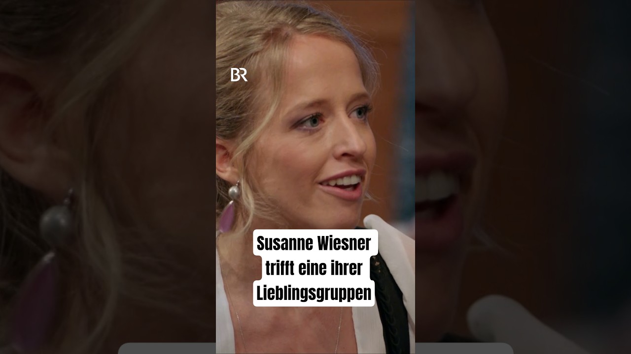 Susanne Wiesner trifft eine ihrer Lieblingsgruppen | BR Heimat #shorts #br #volksmusik #bayern
