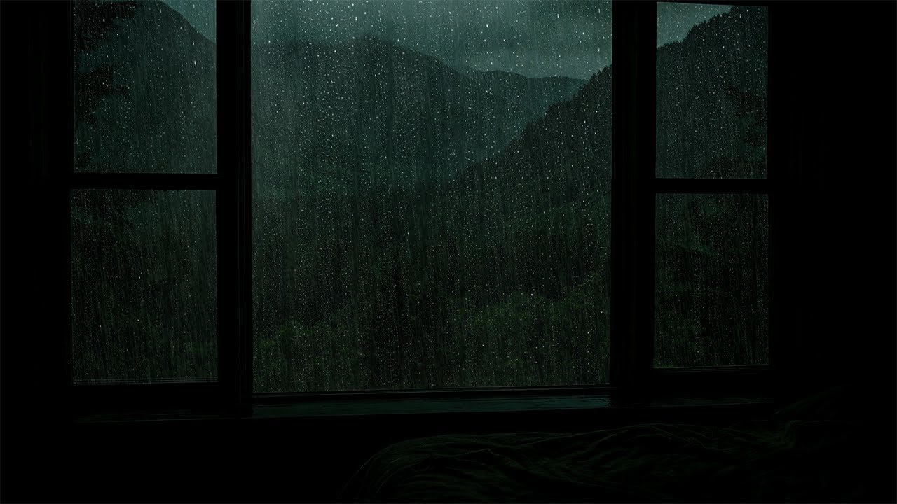 The Sound of Rainfall Outside the Window | Sounds to Help You Relieve Stress and Sleep Well