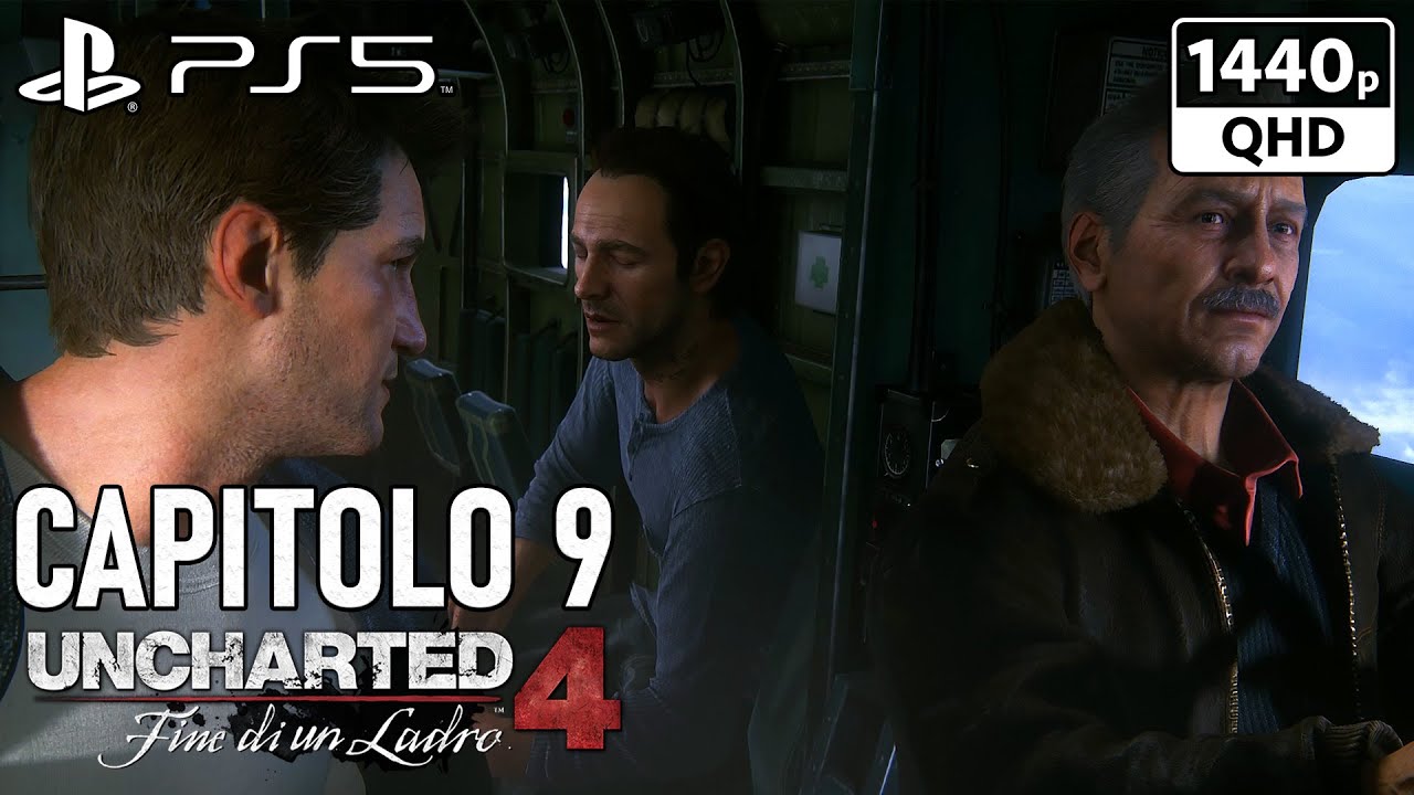 CAPITOLO 9 - Uncharted 4: Fine di un Ladro REMASTERED Walkthrough ITA PS5 (NO COMMENTARY) 1440p60 2K
