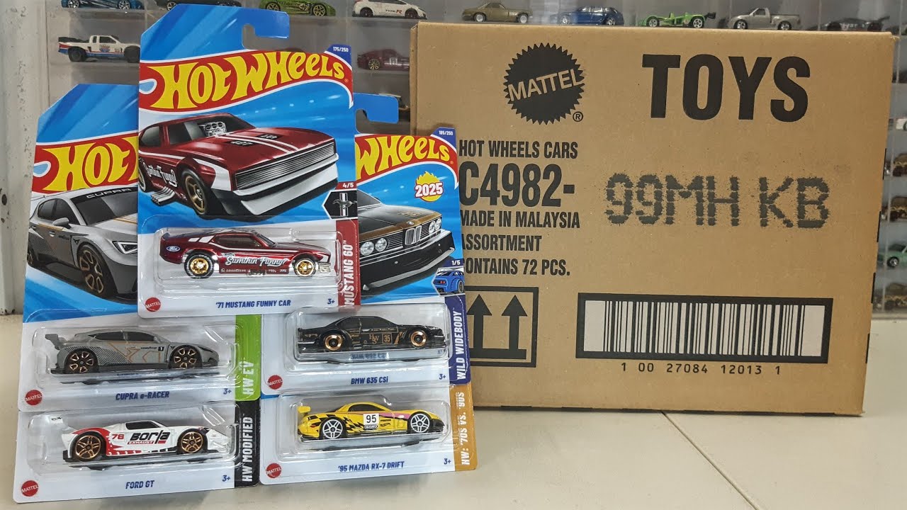 Unboxing Hot Wheels H Case 2025 - STH Mustang Funny Car