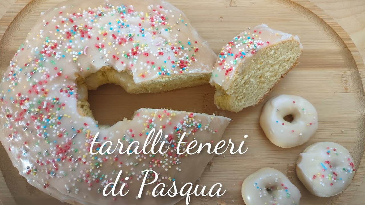 TARALLI TENERI DI PASQUA 🐣GLASSATI 🕊️ VELOCI SENZA LIEVITAZIONE