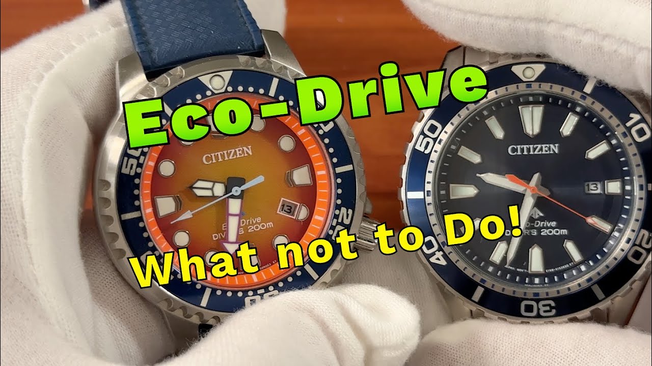 Советы по использованию солнечной батареи в часах Citizen Eco-Drive ProMaster | Что должен знать ...