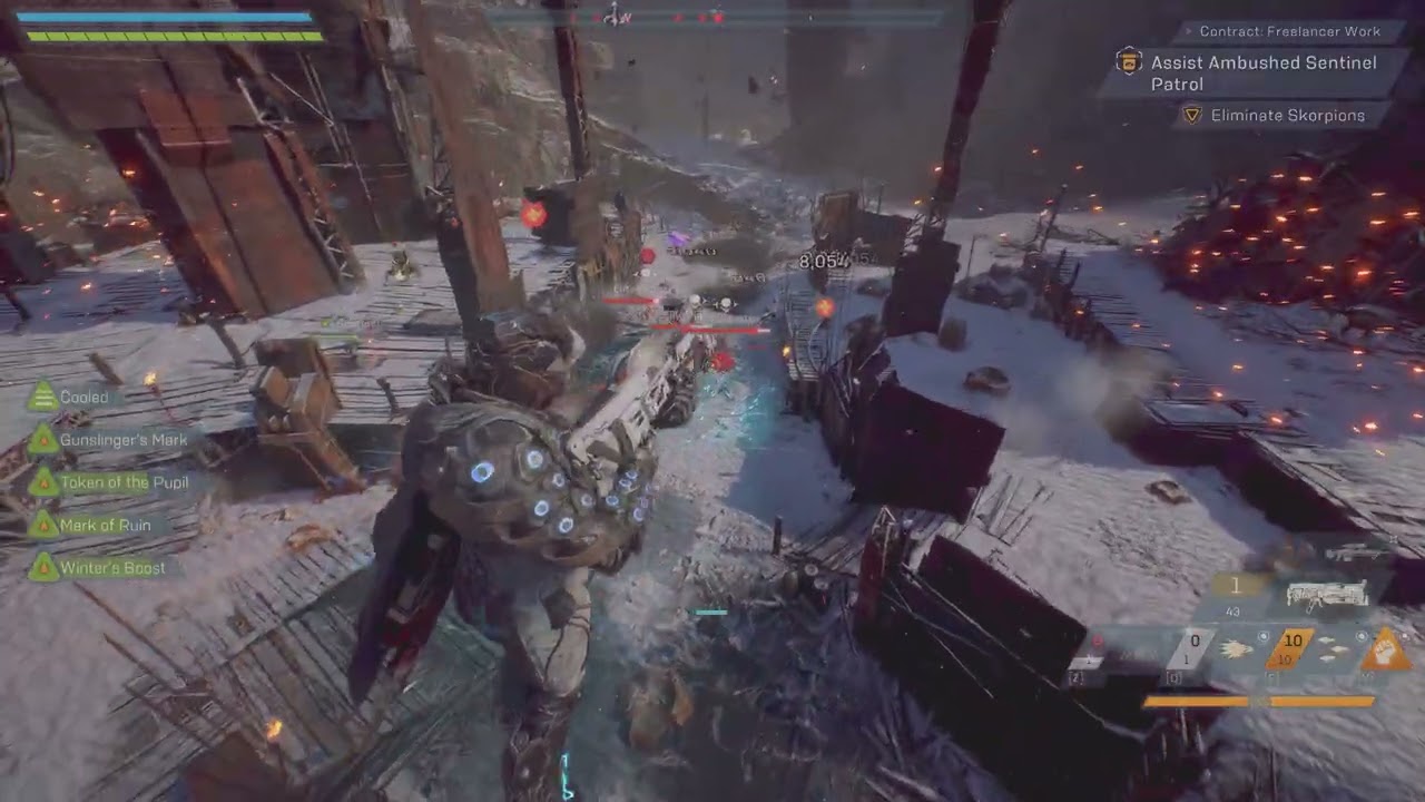 Anthem 8K HDR 4 Masterwork Storm L30 Freelancer Work Assist Sentinels Grand Master 3 difficulty