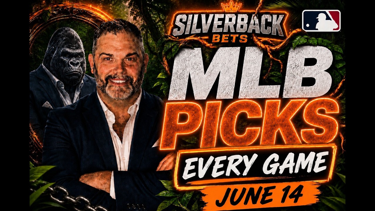 MLB Picks and Predictions Sunday 6/14/26 | Best MLB Bets Today | Silverback Bets