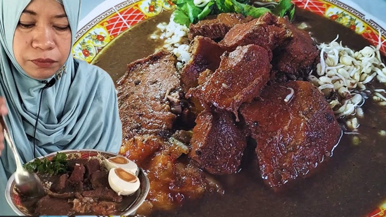 DAGING RAWON NYA BESAR BESAR, YANG JUAL GAK PELIT KASIH DAGINGNYA !!