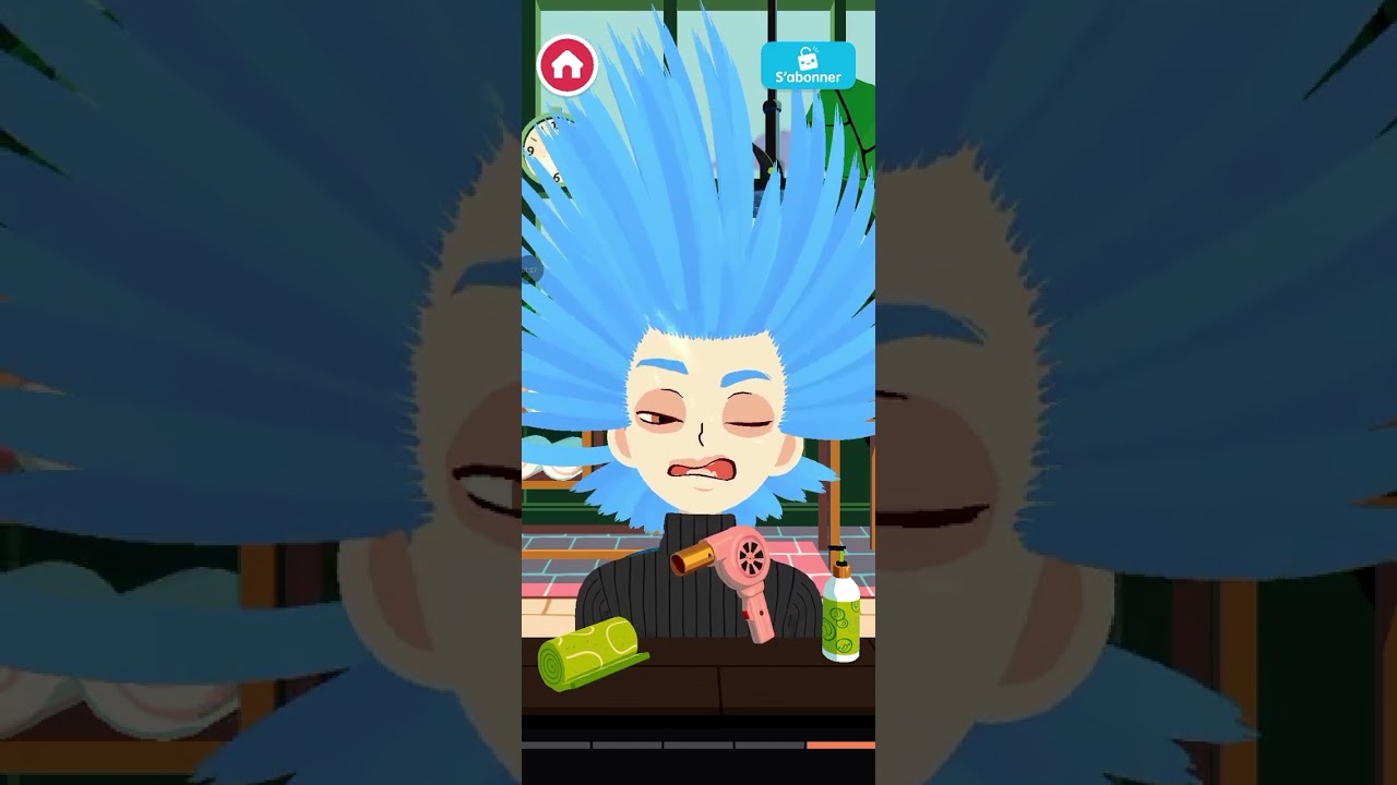 صرت مصففة شعر 🤭😆