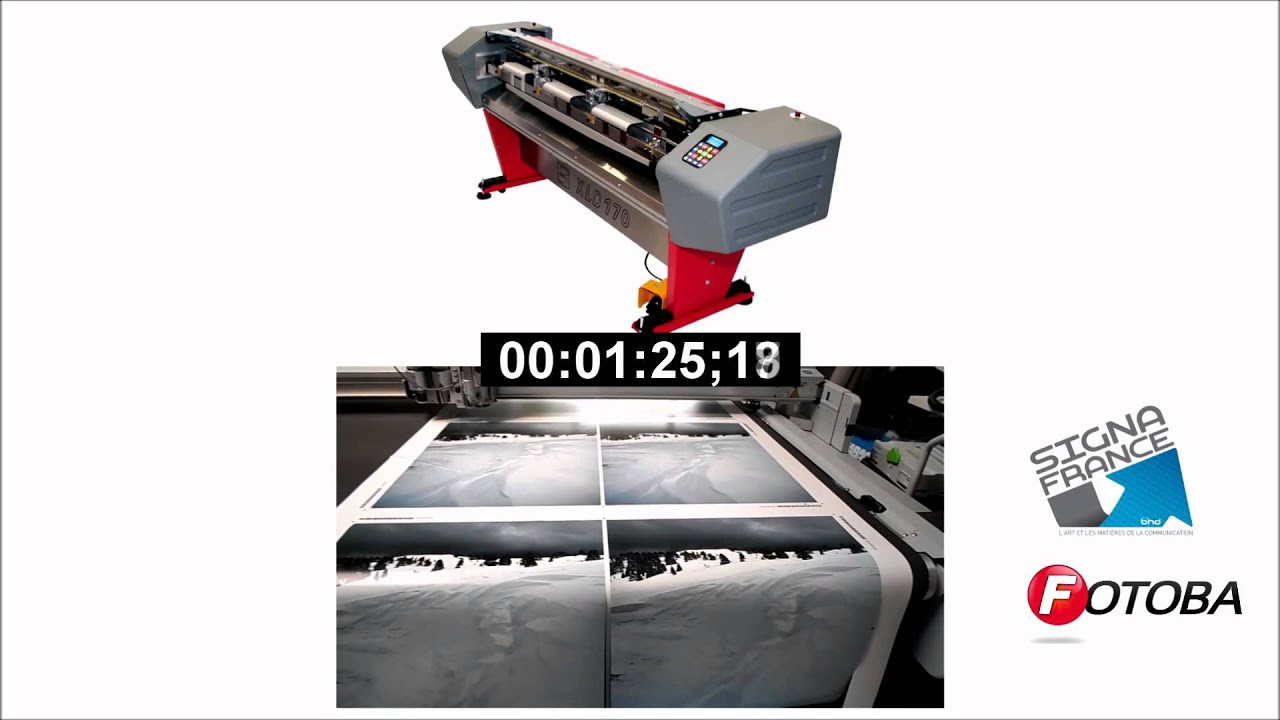 you do the math! Fotoba XLD vs Flatbed Cutter