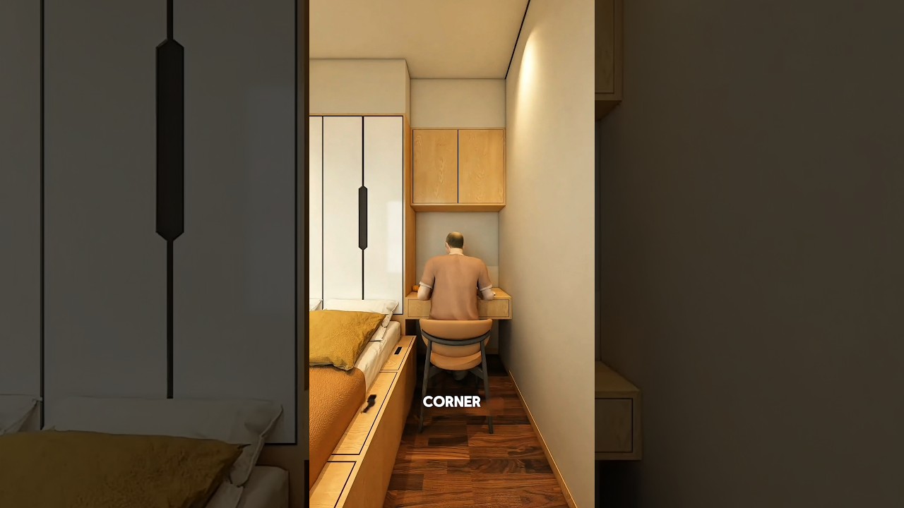 Гениальный редизайн, преобразивший крошечную спальню