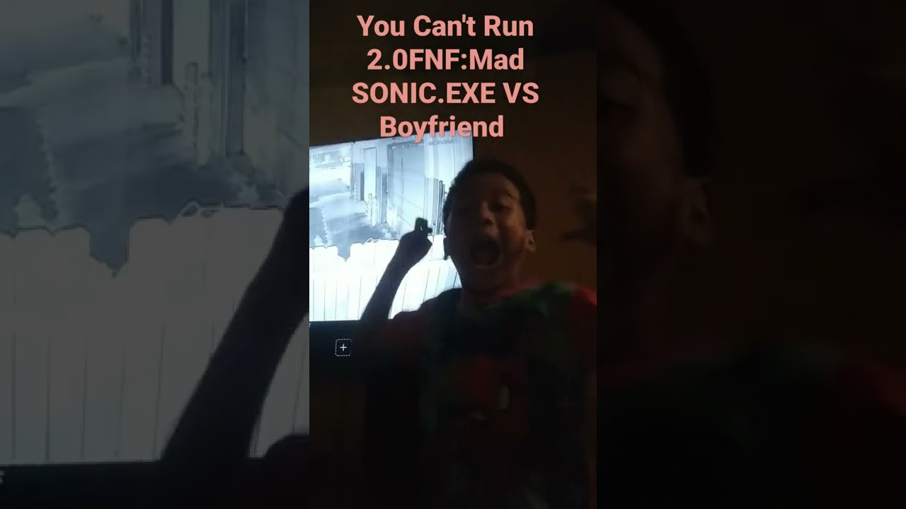 FNF:You Cant Run Song MAD SONIC.EXE Vs Bf Vs Sonic.EXE 2.0