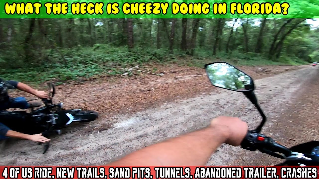 BSR Raven, Brozz Recon, Hawk 250 CRF250, sand pits, abandoned places, crashes, rain. Good times!