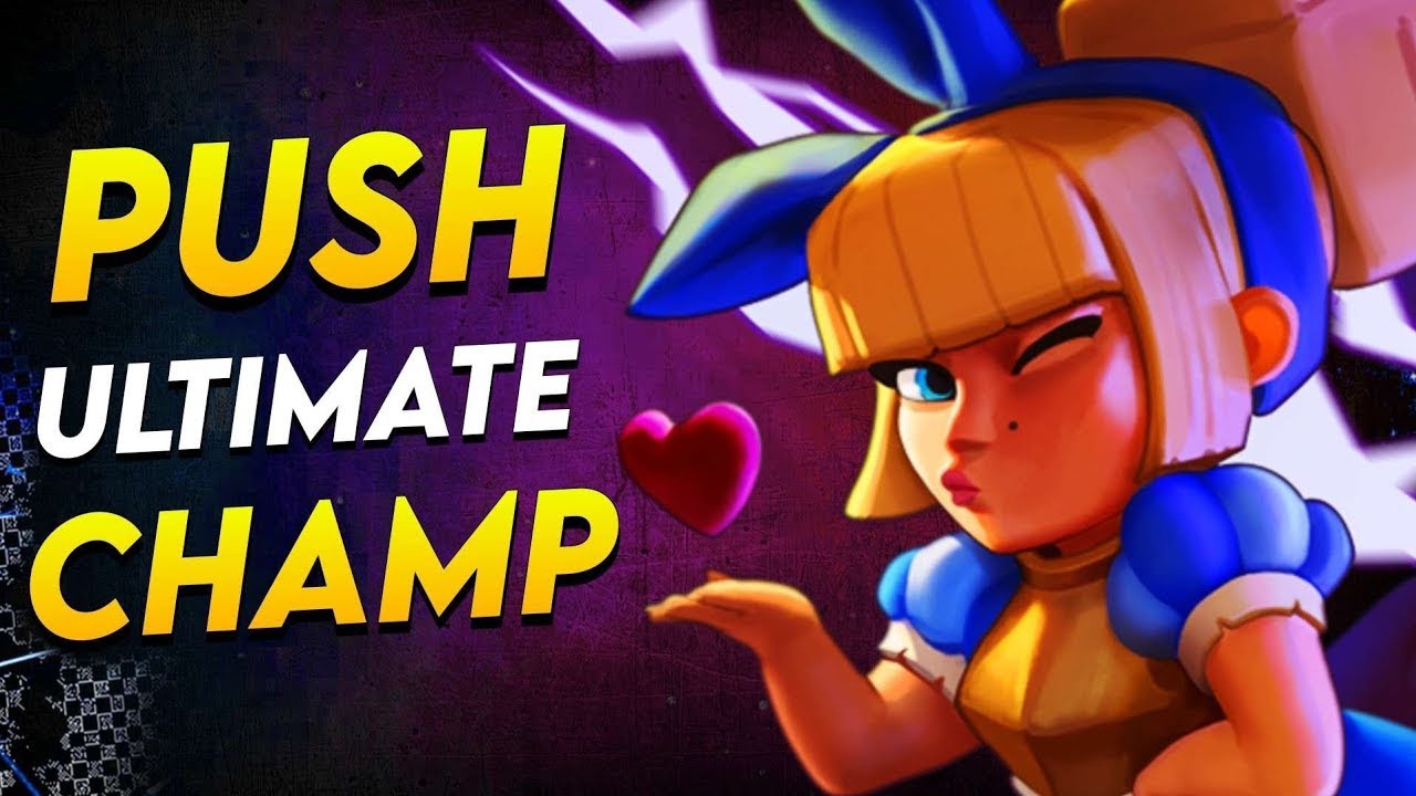Pushing Ultimate Champion Clash Royale|| #ultimatechampion #mergetactics #clashroyale