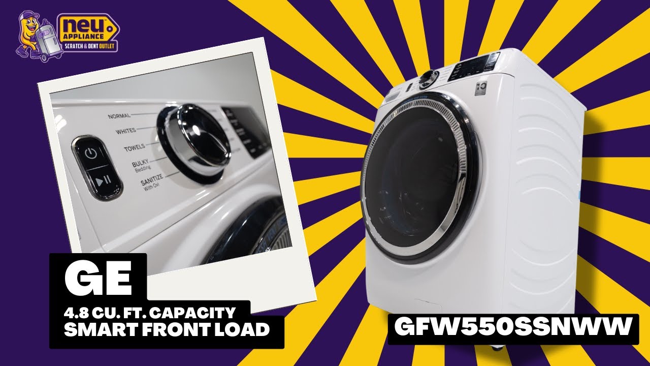 GE GFW550SSNWW Washer Review: The End of Front-Loader Odor? | NEU Appliance Outlet