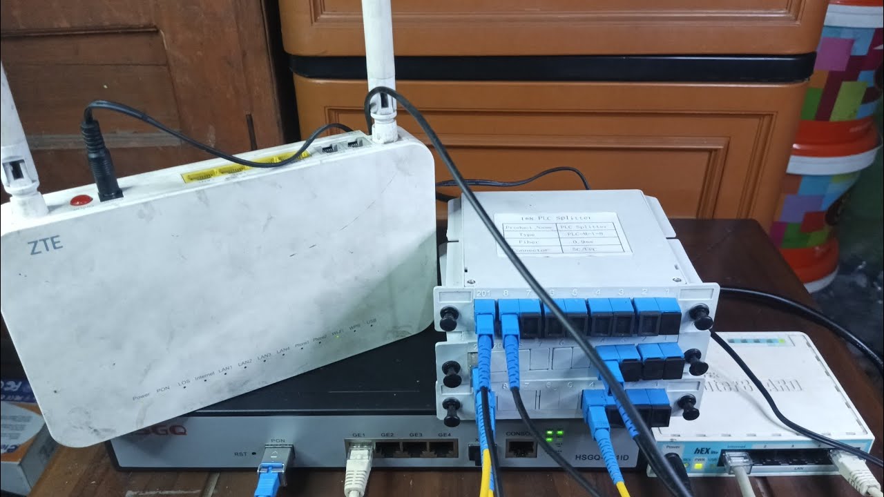 Topologi OLT Gpon HSGQ G01ID 1 PON #8