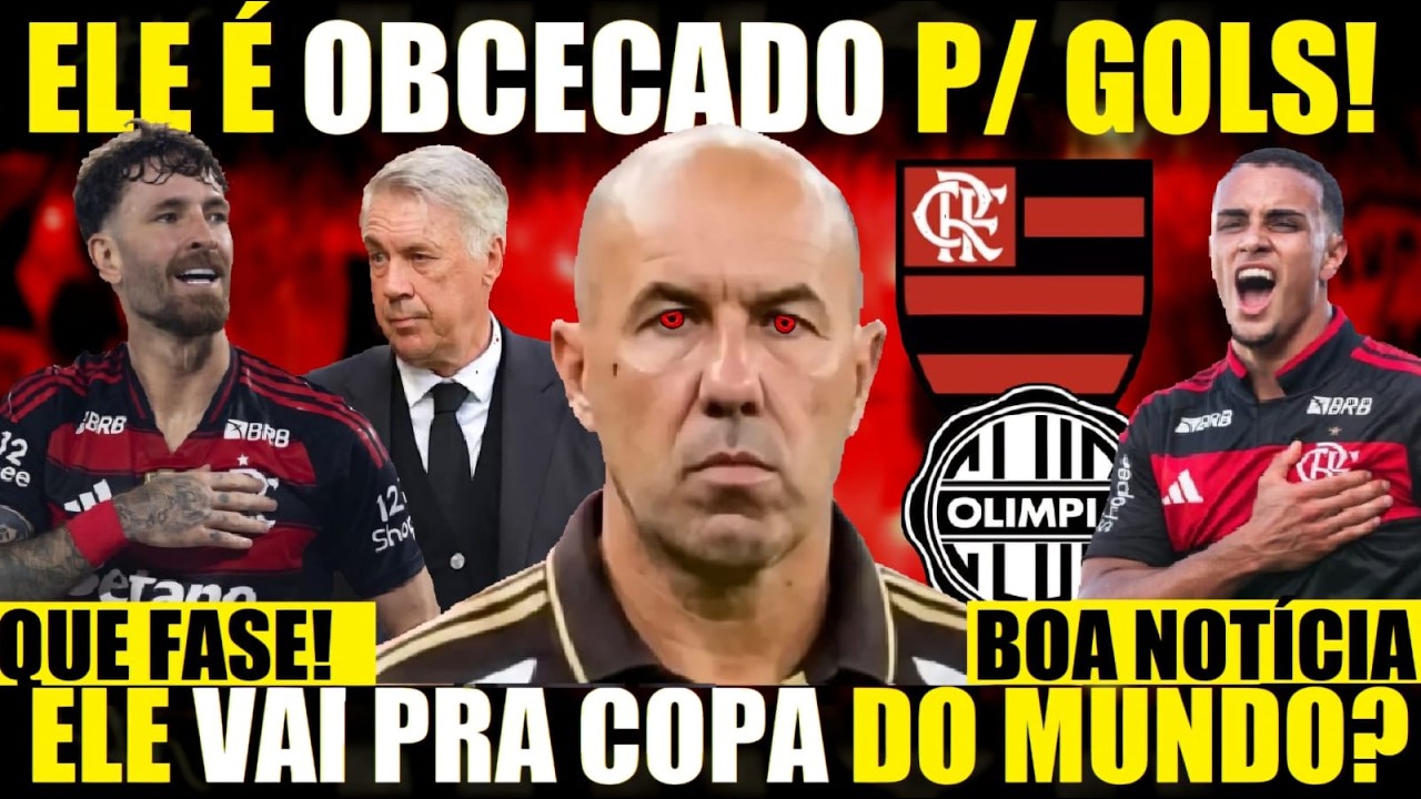 CIRÚRGICO NO ATAQUE E NA ZAGA! RYAN ROBERTO: ÓTIMA NOTÍCIA! LÉO PEREIRA ENCANTOU ANCELOTTI! FLAMENGO