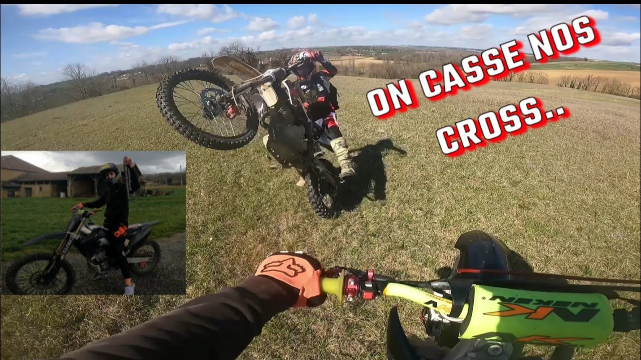 NOTRE PIRE BALADE 😡(on casse nos cross en 1h..) 250 CRZ ERZ 2022 ET 250 RMZ