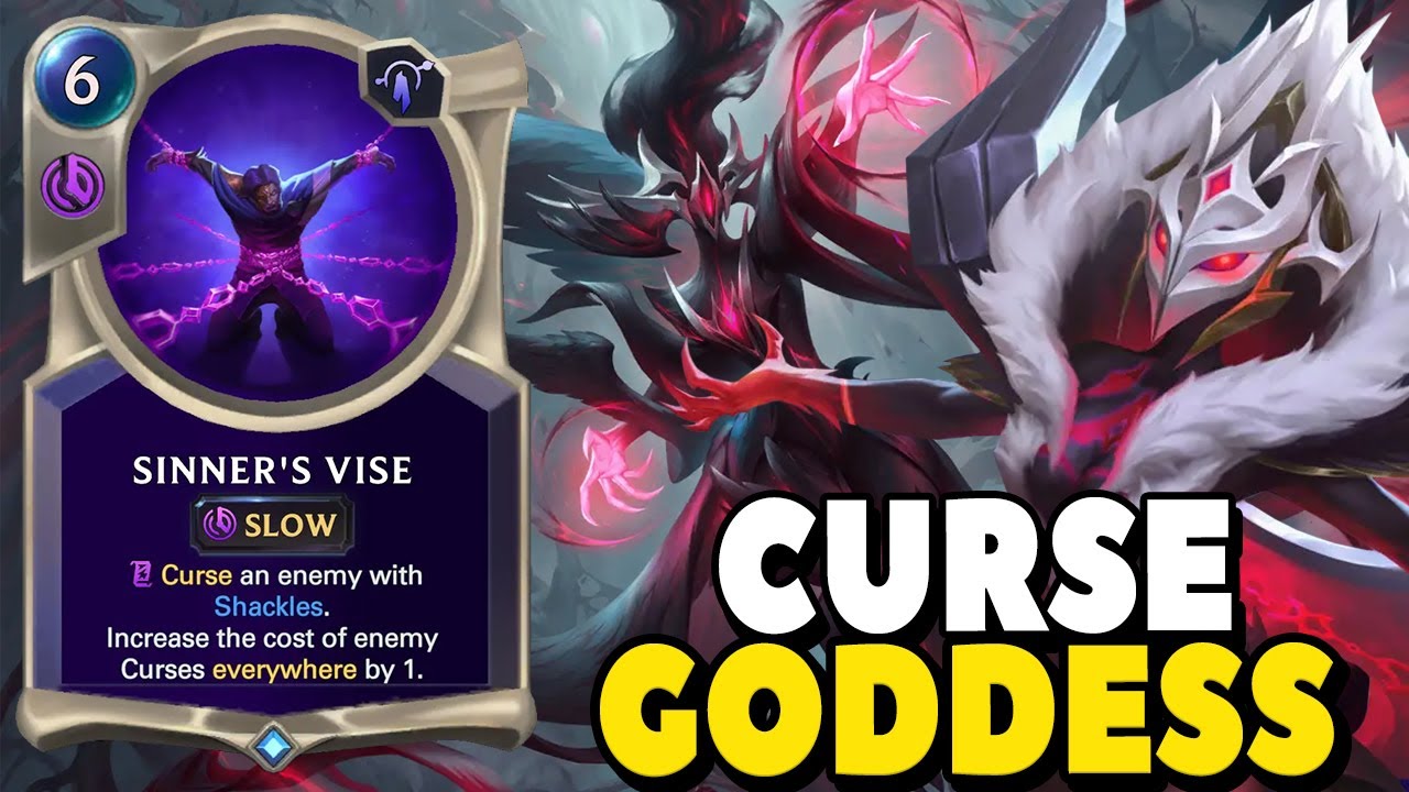 Printing Curse With Curse Goddess - Morgana & Janna Deck - Legends of Runeterra