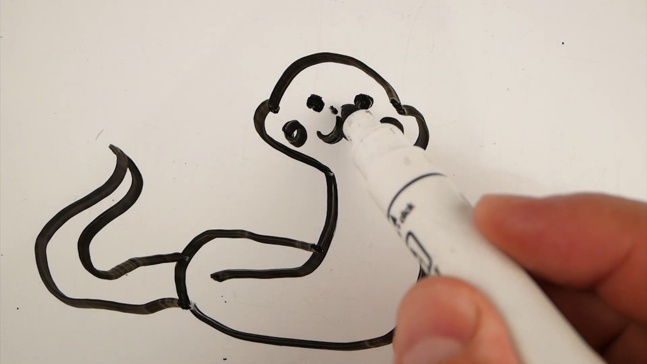 How to Draw Snake easy | Drawing on a Whiteboard