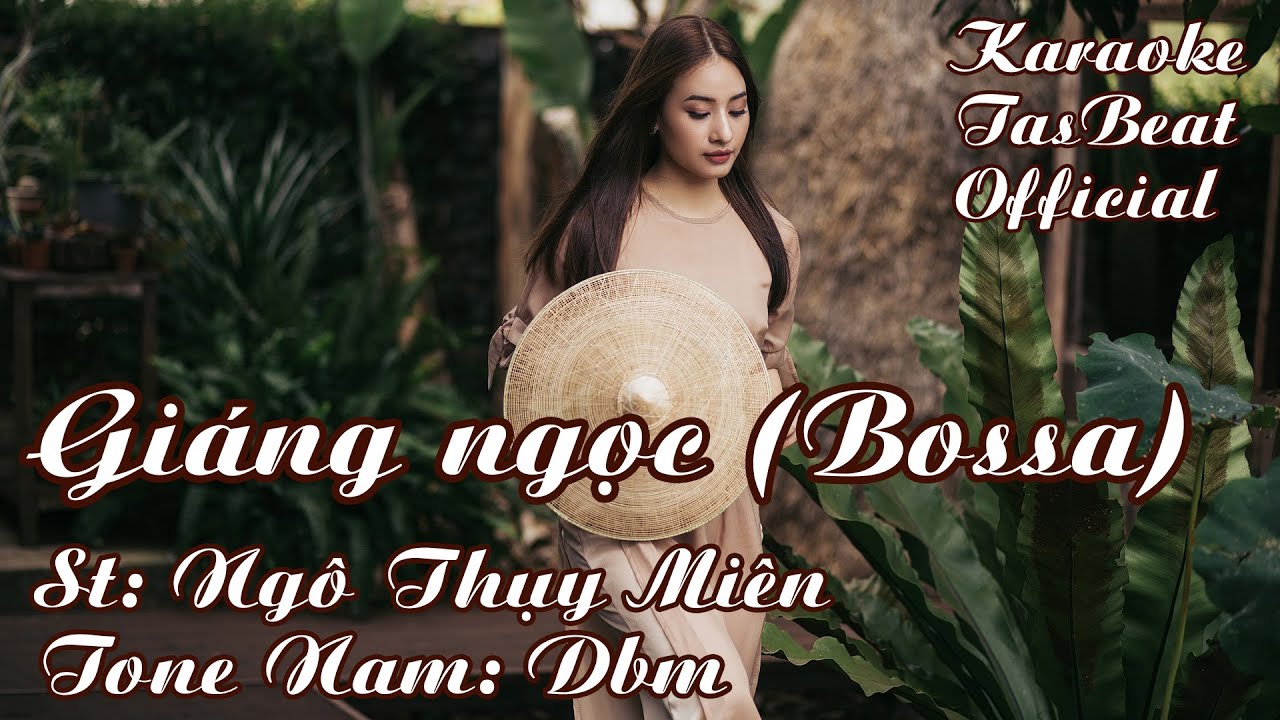 Karaoke Giáng Ngọc (Bossa) Tone Nam | TAS BEAT