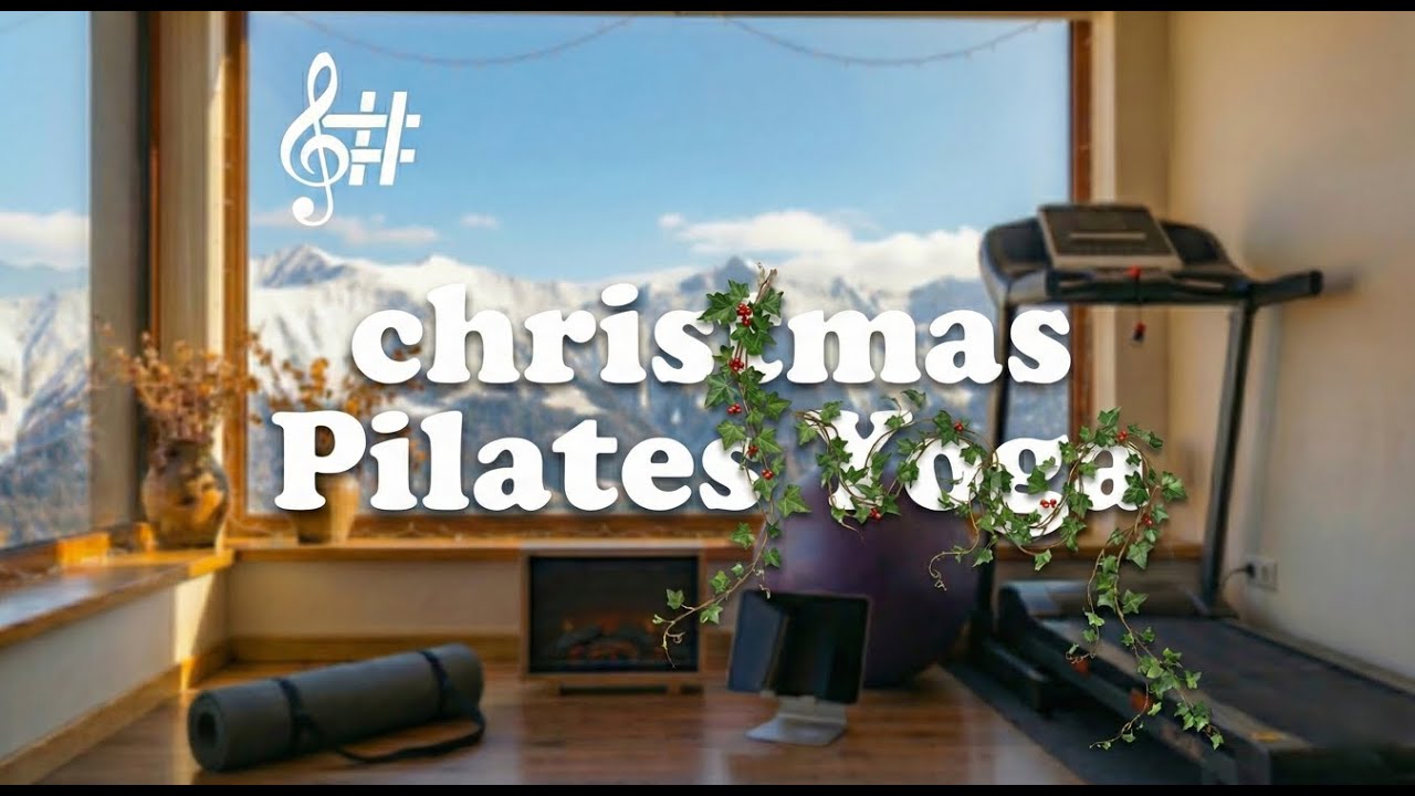 Winter❄️ Workout 🧘‍♀️ Ambience: Christmas Pilates & Yoga Music