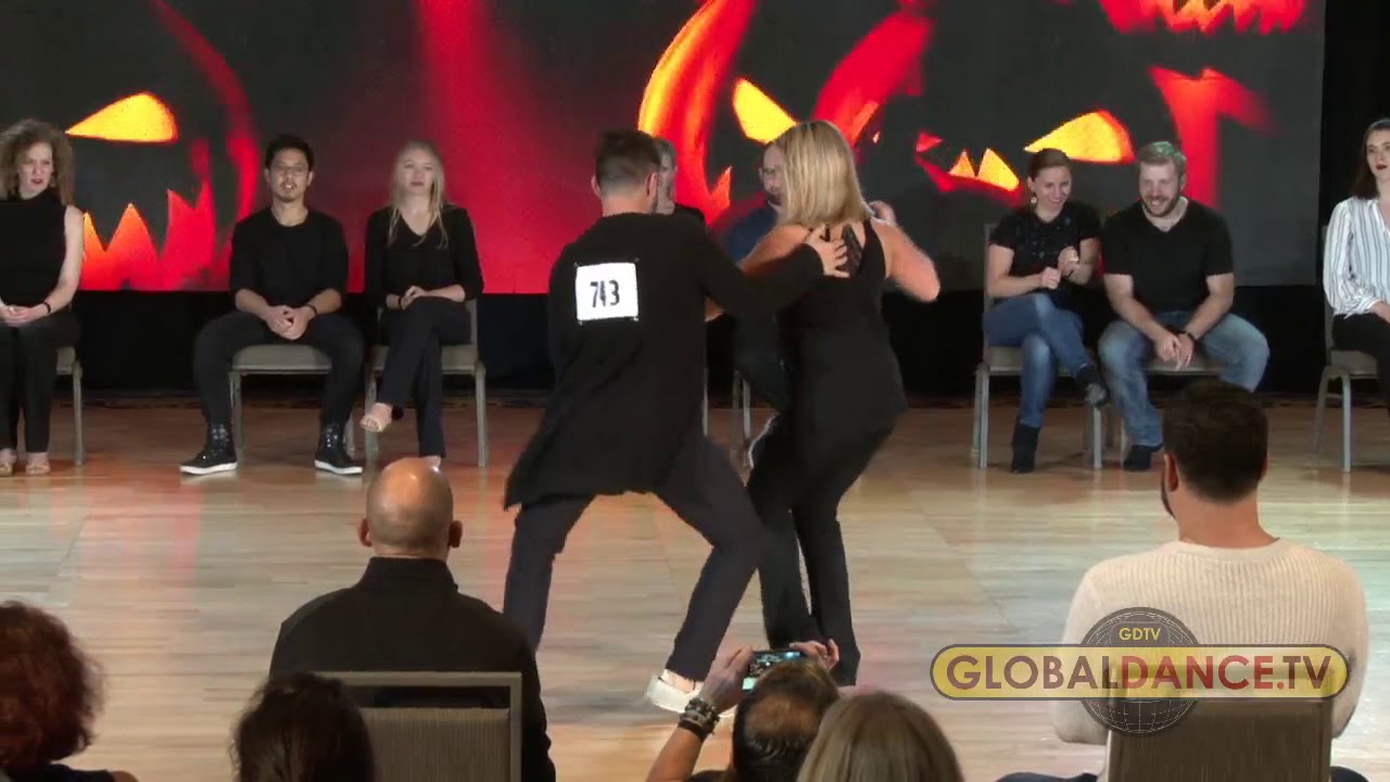 Pato Lankenau & Lucie Renaud - 4th Place Advanced Strictly Swing - Halloween SwingThing 2018
