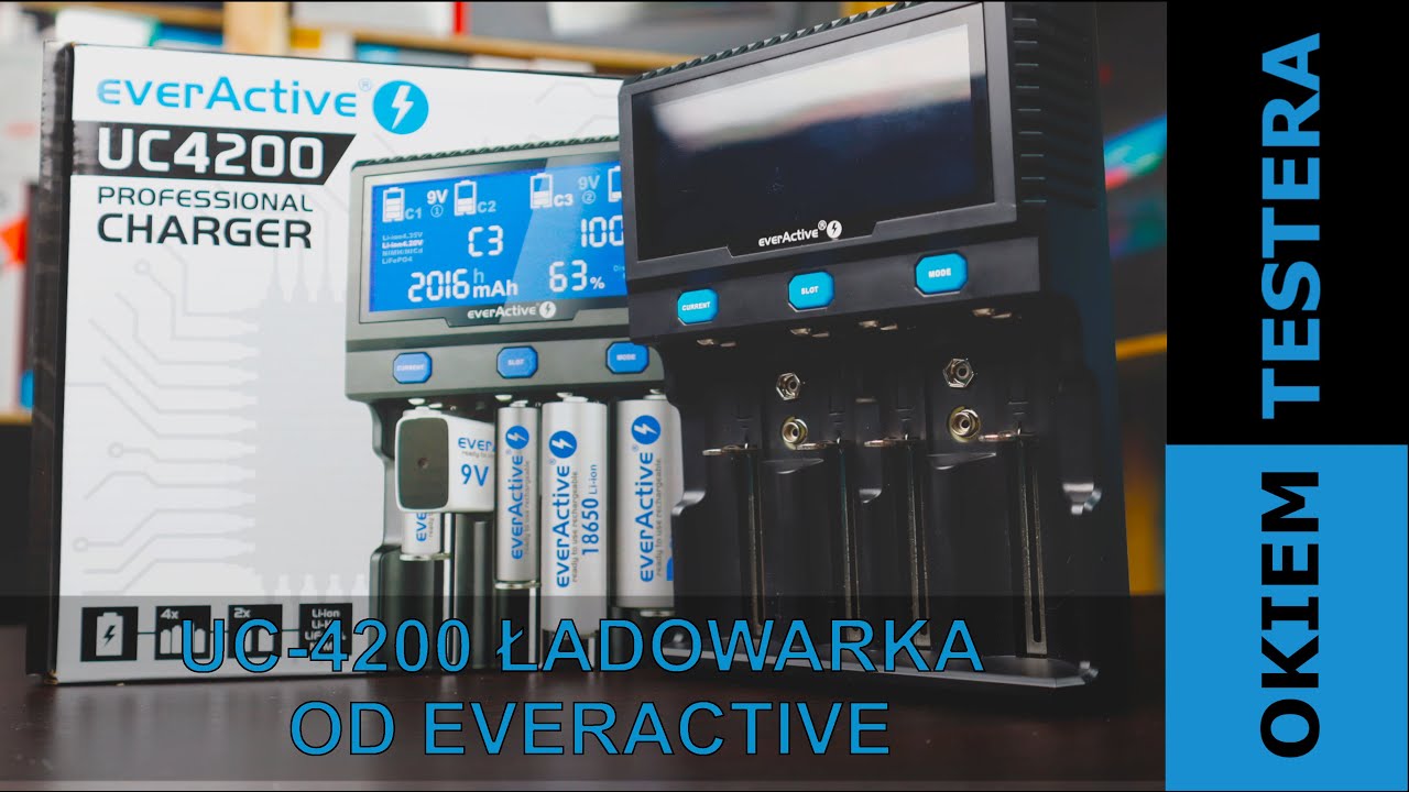 UC-4200 uniwersalna i profesjonalna ładowarka procesorowa od everActive