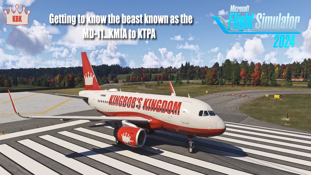 MSFS 2024 | Getting to know the beast known as the MD-11 | KMIA to KTPA | TFDi MD-11
